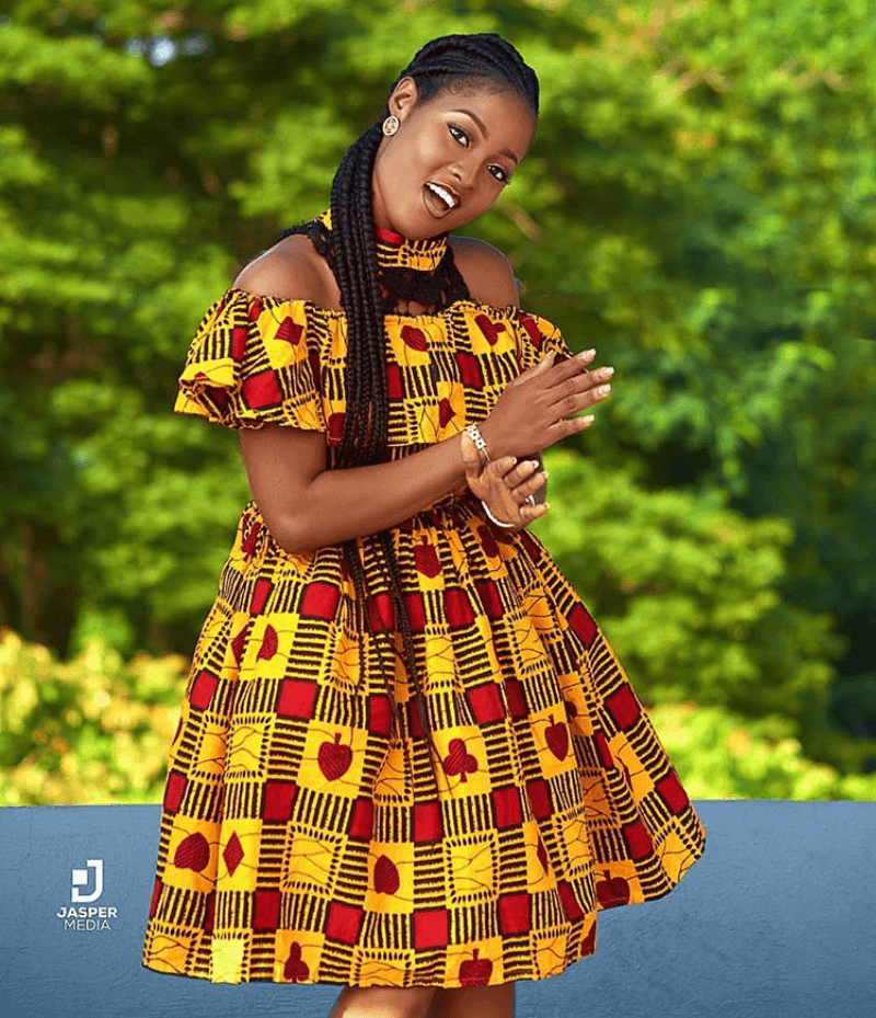 Ankara Short Flare Gowns Latest And Trending Styles For Any Occasion