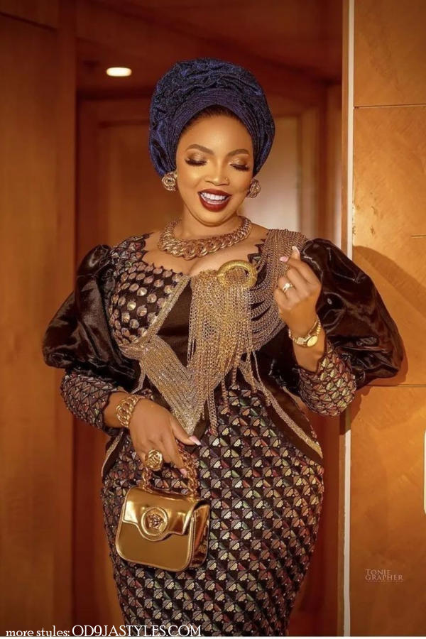 Stylish Brown Lace Asoebi Dresses For Special Occasions Od Jastyles