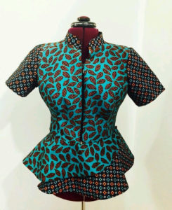 Peplum ankara tops