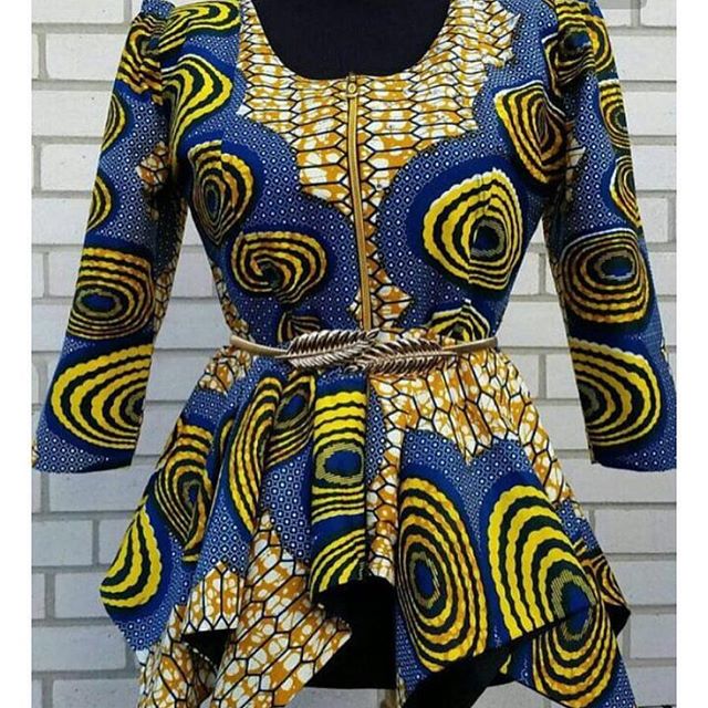 Awesome Ankara Tops 2018 for Cute Ladies