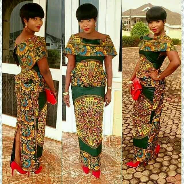 Creative And Stylish Latest Ankara Long Gown Designs & Outfits For ...