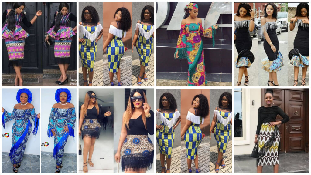Adorable And Creative Ankara Dresses Embellished With Fringe Material (1)