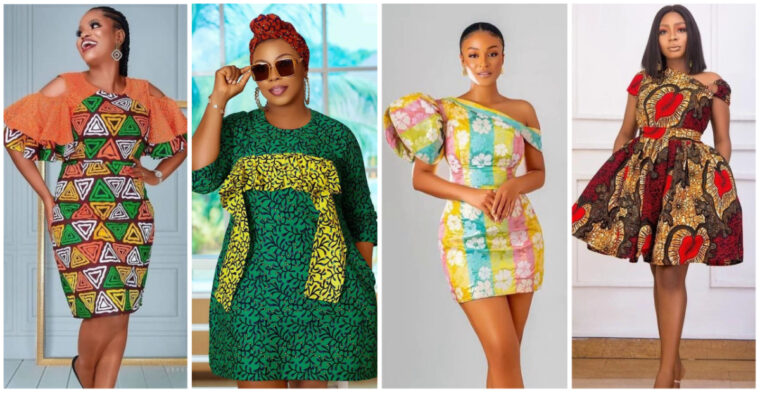 Short Gown Ankara Fashion Dresses