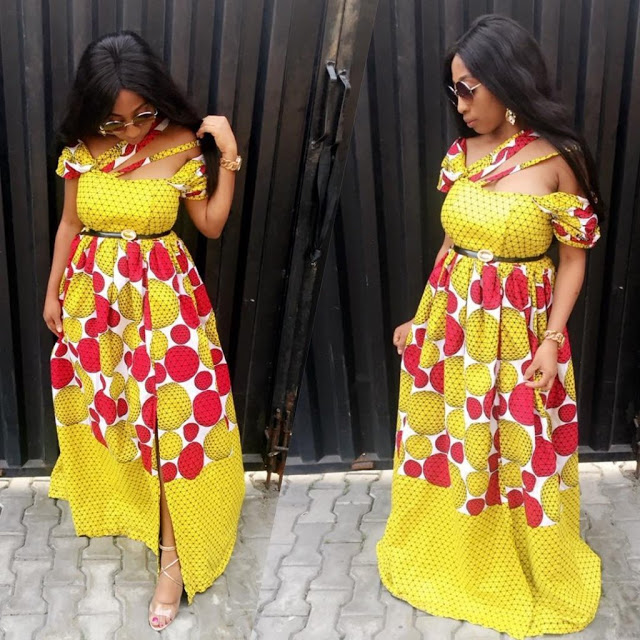 The Most Stylish And Trending Ankara Maxi Dresses For Outing | OD9JASTYLES