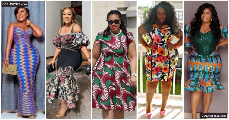 Beautiful Head Turning Ankara Styles For Fashionable Curvy Ladies