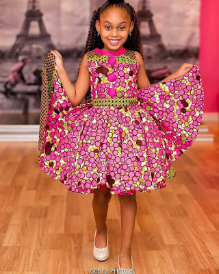 Top 25 Cutest African Ankara Female baby dresses to wear in 2018