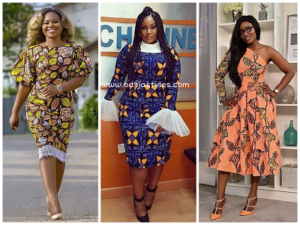 Short Ankara Styles For Curvy Ladies