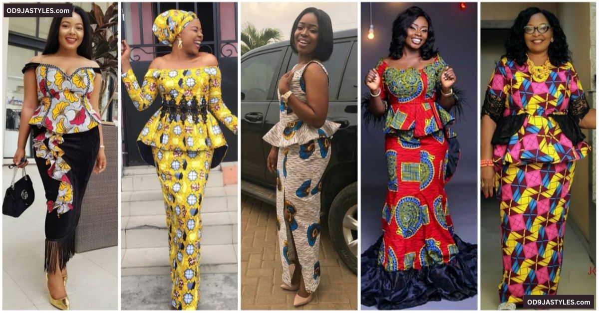 Beautiful and Chic Ankara Skirt And Blouse Styles You Will Love