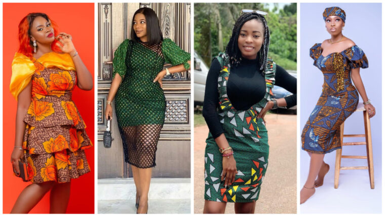 How To Look Attractive Short Ankara Dresses As A Working Class Lady