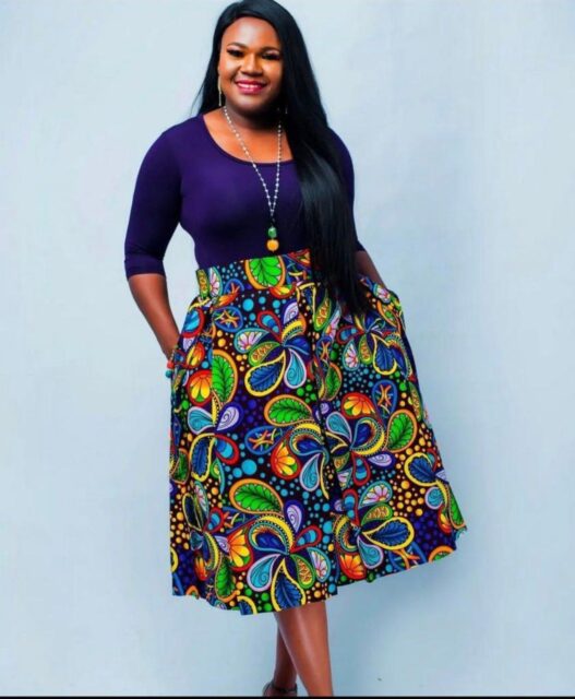Latest Ankara Styles Skirts