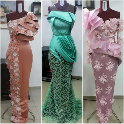 latest lace material styles 2018