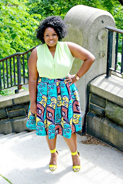 ankara skirt styles for plus size 