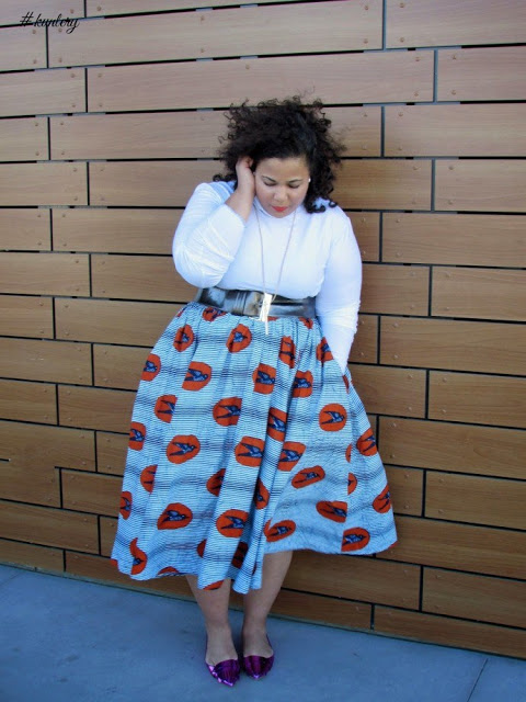 ankara skirt styles for plus size 