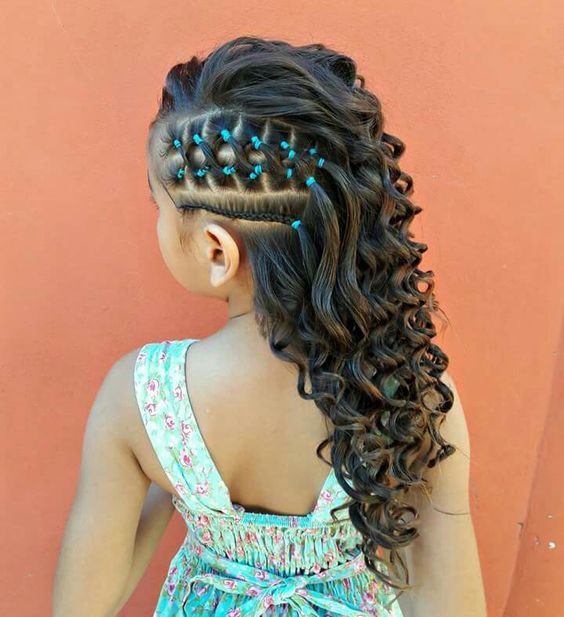 Beautiful Side Braids