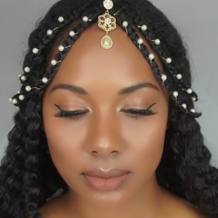 20+ Natural Hair Updos to Slay Your Wedding Day (6)