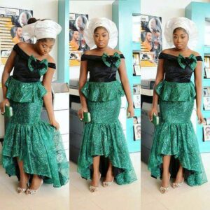Ankara and Velvet Styles