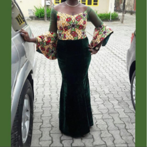 Ankara and Velvet Styles