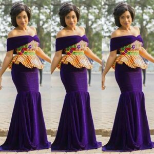 Ankara and Velvet Styles