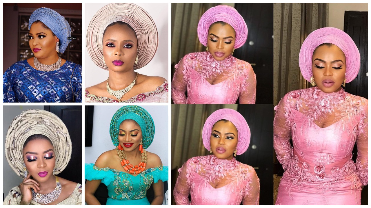 20 Most Gorgeous And Inspiring Gele And Makeup Trends For Every Lady