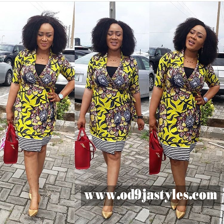 30 PICTURES: Beautiful Most Stylish Trends Of Ankara Short Gown Dresses You Should Consider