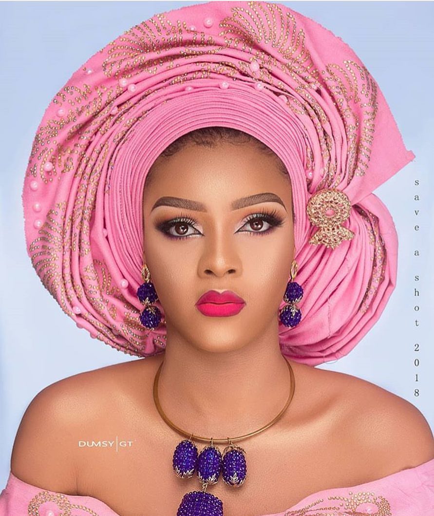 Beautiful And Amazing Gele And Makeup Styles | OD9JASTYLES