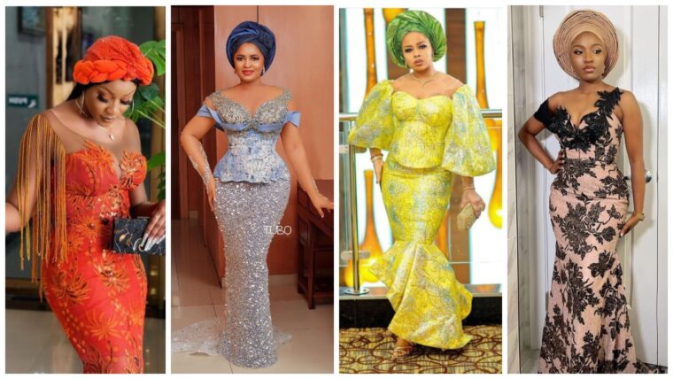 Latest 50 Pictures Of Aso Ebi Fashion Styles For The Wedding Guest