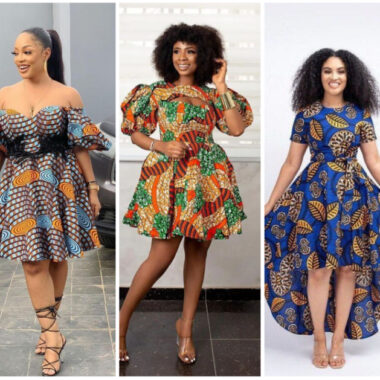 Ankara Flare Gown Designs For The Weekend You Should Try Out