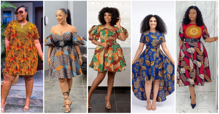 Ankara Flare Gown Designs For The Weekend You Should Try Out