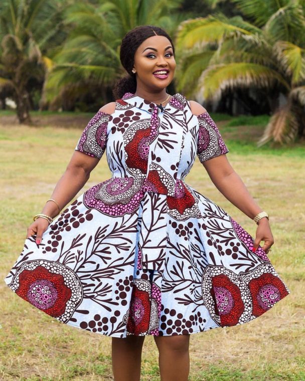 Ankara Flare Gown Designs for the Weekend