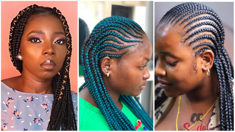 Classy Ghana Weaving Hairstyles- 30 Beautiful African Braids Hair Ideas for Ladies