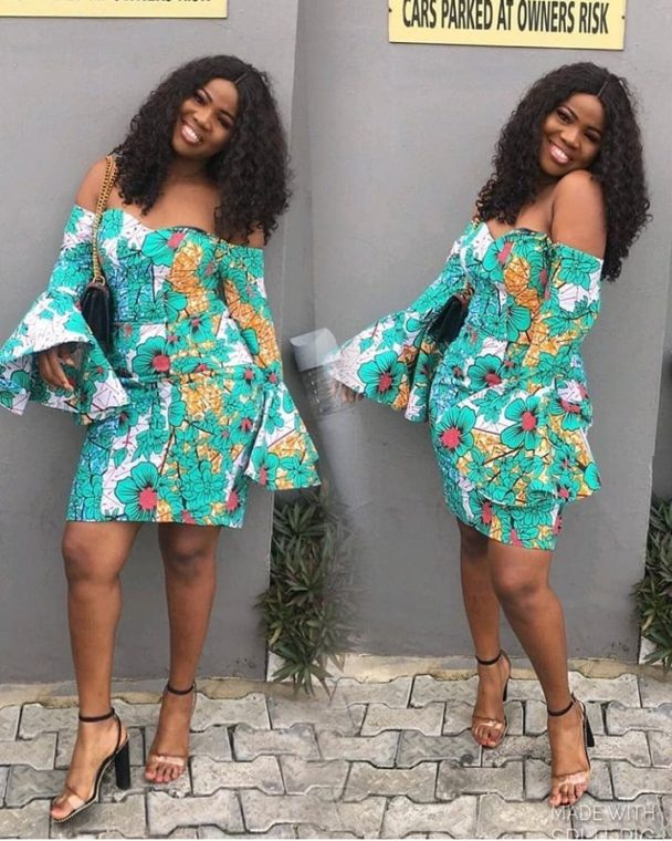 Latest and modern ankara short gown styles photos