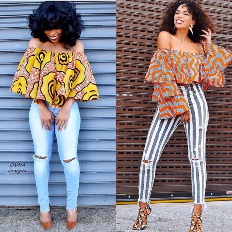 ankara top and trouser styles