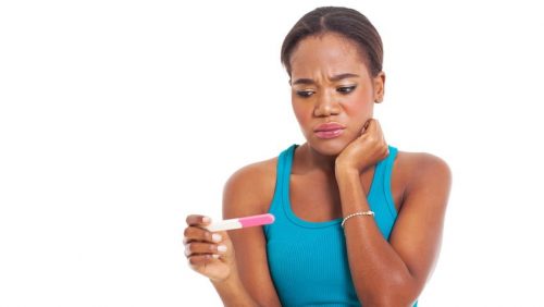 Black Woman Pregnancy Test E1542358255754