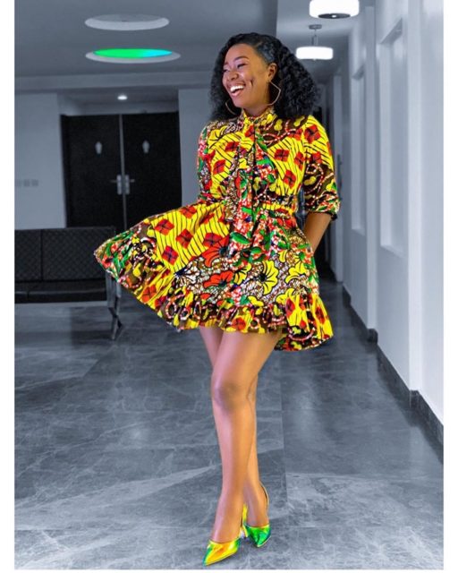 ankara fashion gown