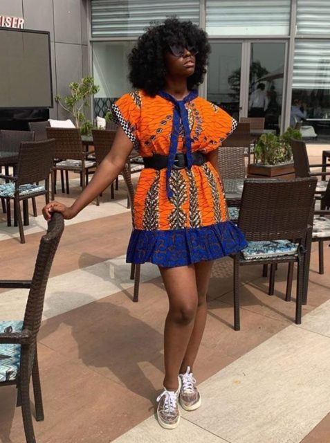 ankara fashion gown