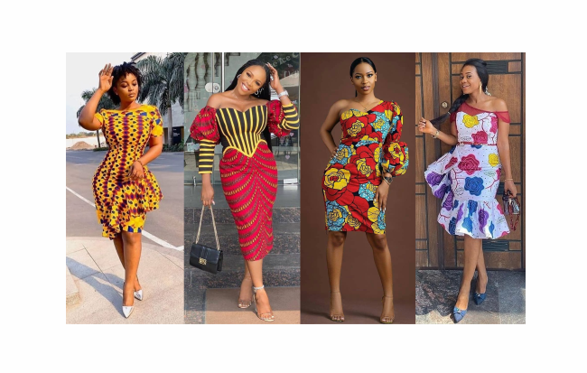 Latest Short Gown Ankara Styles Pictures