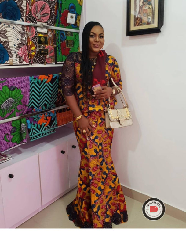 Ankara Skirt and Blouse