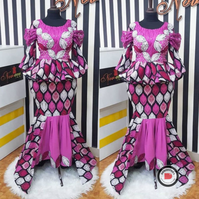 Ankara Skirt and Blouse