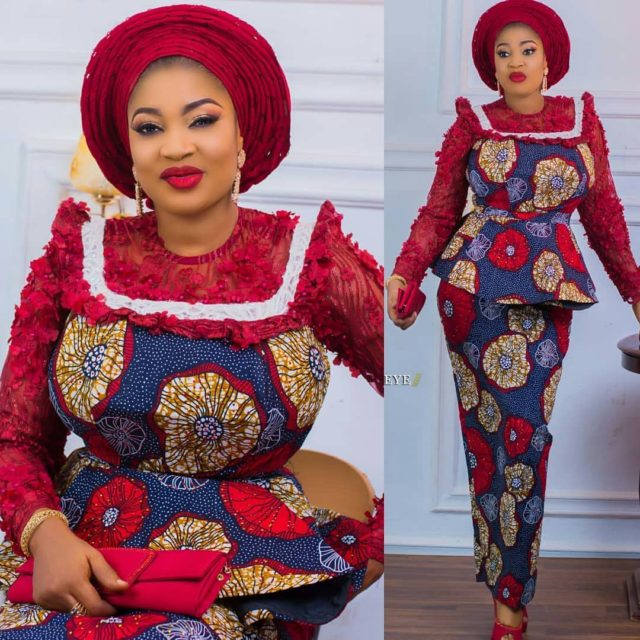 Ankara Skirt and Blouse
