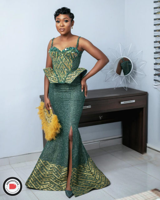 Peplum Skirt and Ankara Blouse Styles