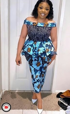  Peplum Skirt and Ankara Blouse Styles