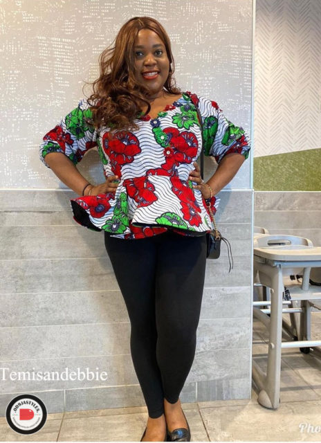  Peplum Skirt and Ankara Blouse Styles