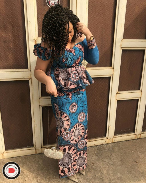 Peplum Skirt and Ankara Blouse Styles