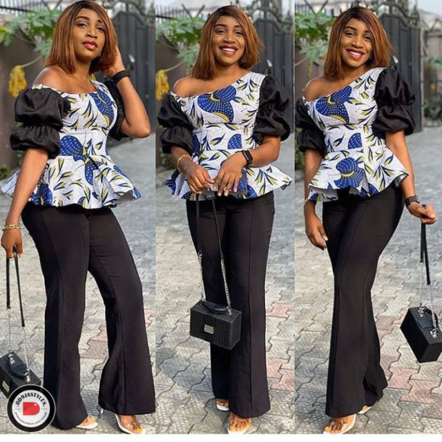  Peplum top and Ankara Blouse Styles