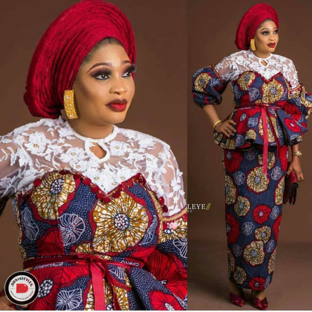  Peplum Skirt and Ankara Blouse Styles