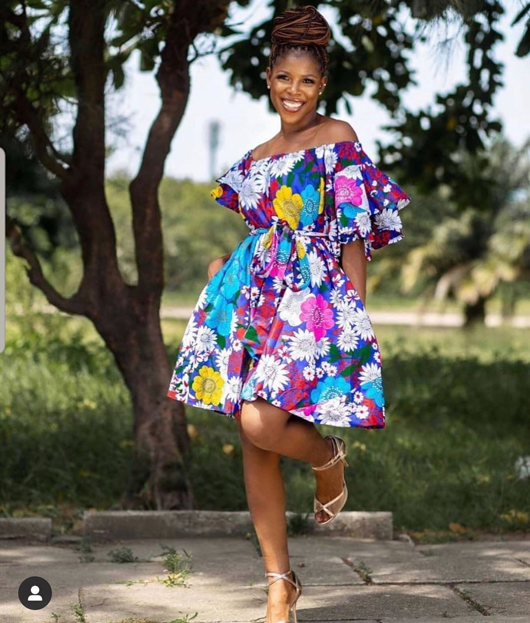 20 Photos: Ankara Short Gown Styles Pictures For a Gorgeous Look ...