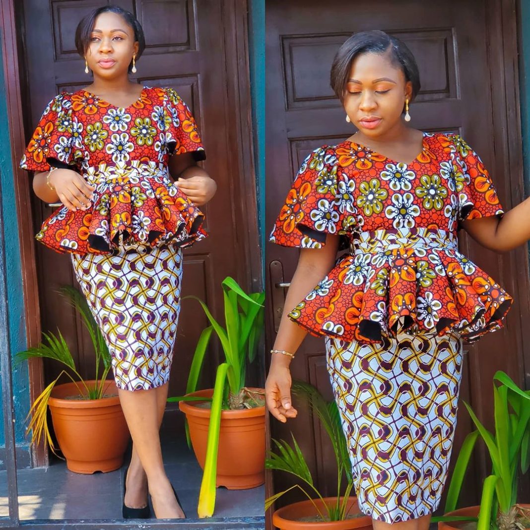 Stylish Ankara Skirt and Blouse Styles for Fashionable Mothers ...