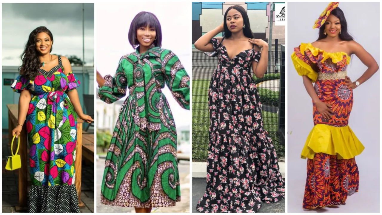 Long Ankara Gown Dresses For Formal Events