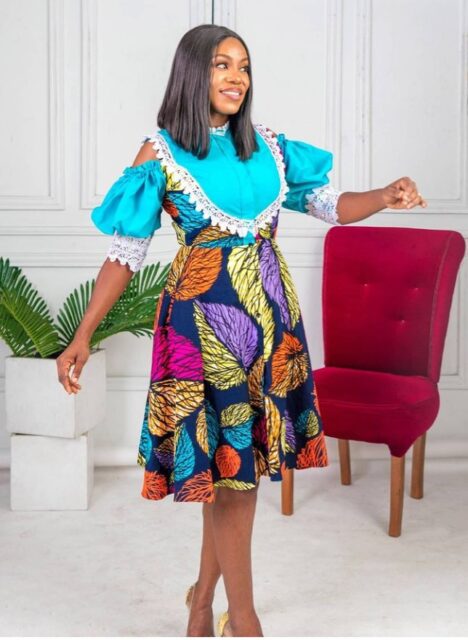 Ankara Short Gown Designs, The Most Recent Ankara Styles for Women (15)