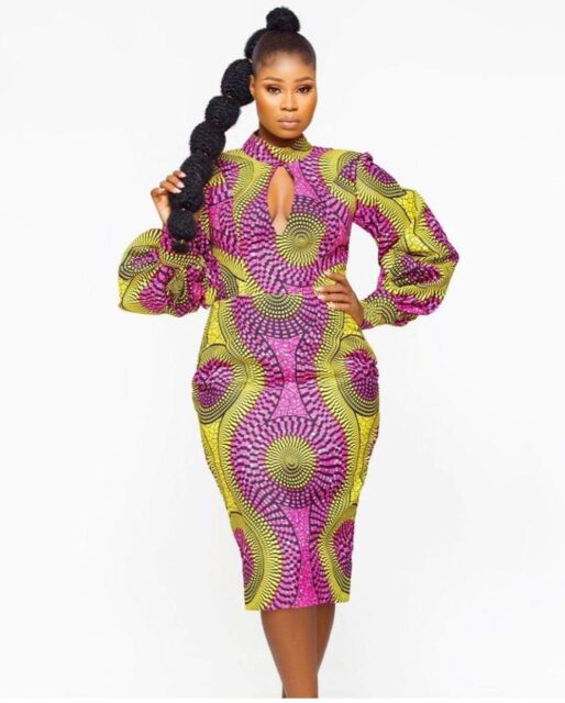 Ankara Short Gown Designs, The Most Recent Ankara Styles for Women (6)